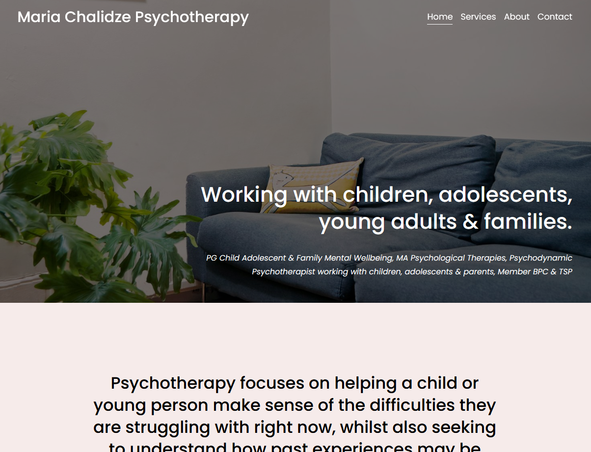 Maria Chalidze Psychotherapy project