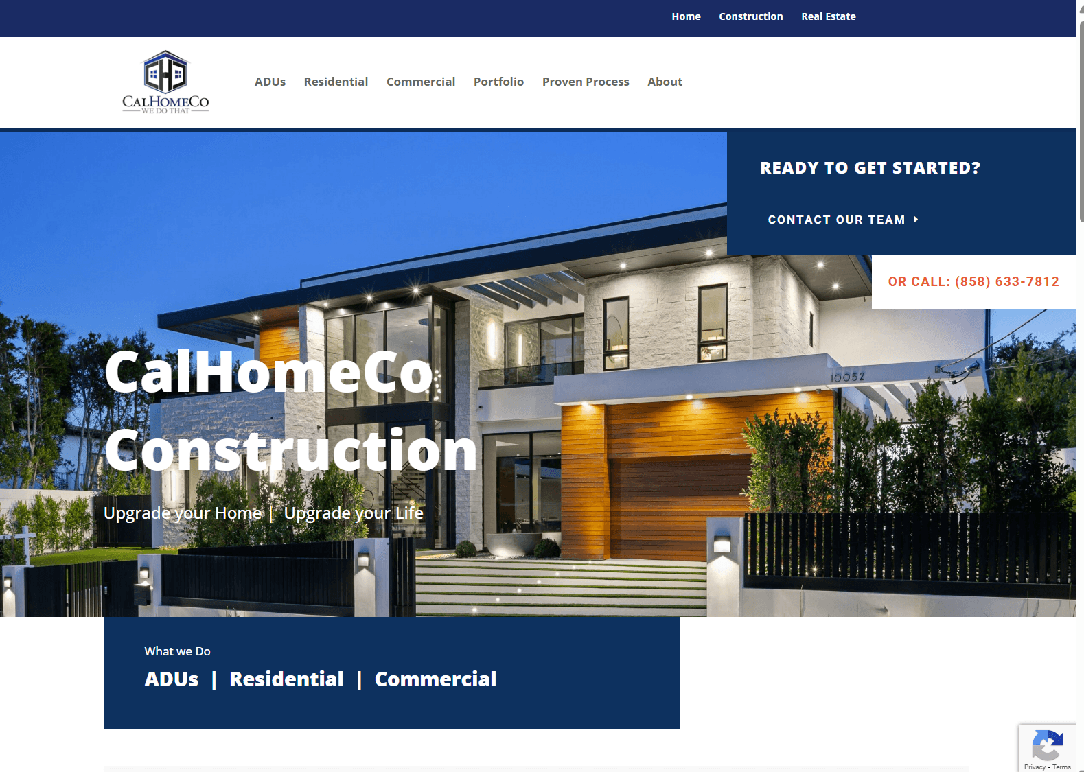 CalHomeCo project screenshot