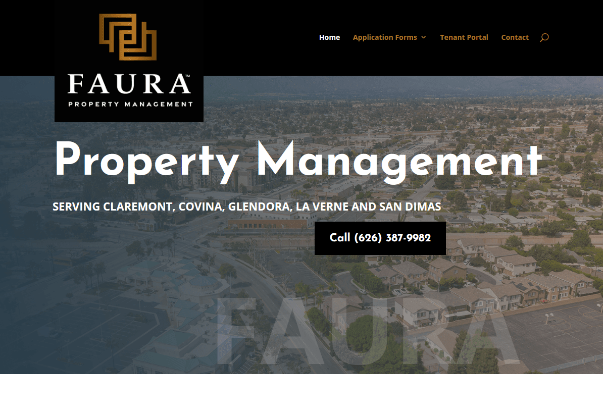 Faura Property Management project screenshot