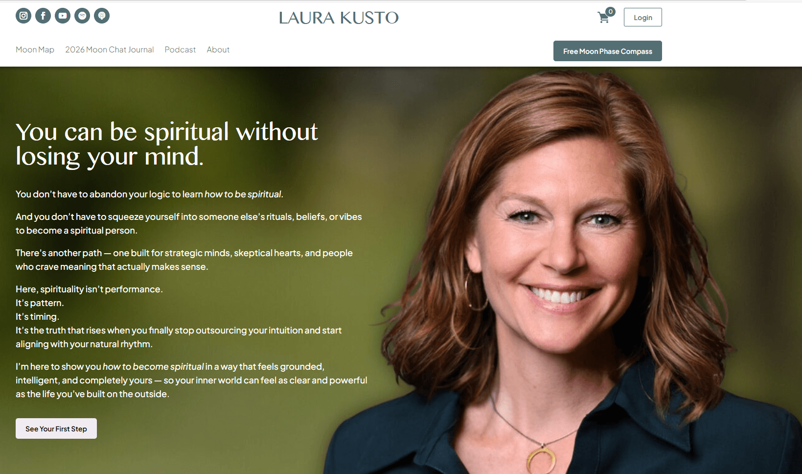 Laurakusto.com Membership Platform project screenshot